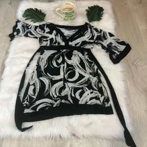 My Michelle size med black and white dress